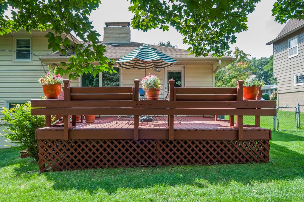 Deck Staining Before & Afters in Omaha, NE